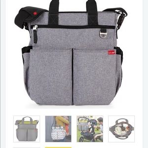 Skip Hop Duo Signature Diaper Bag EUC